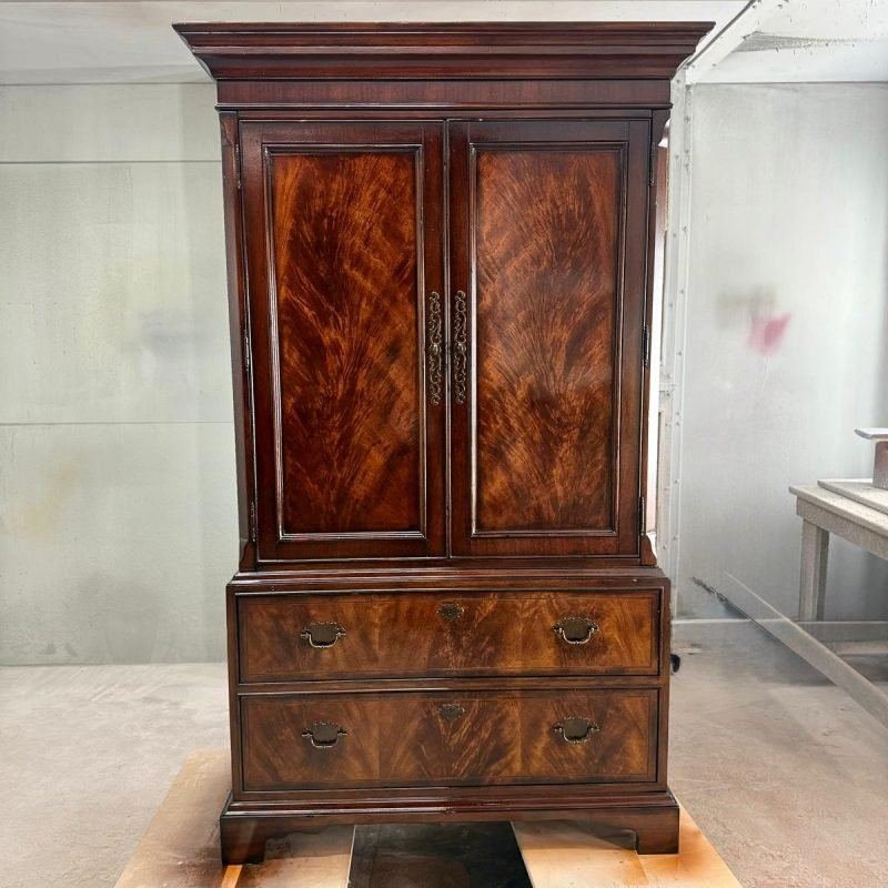 Finished woodwork in a residential interior